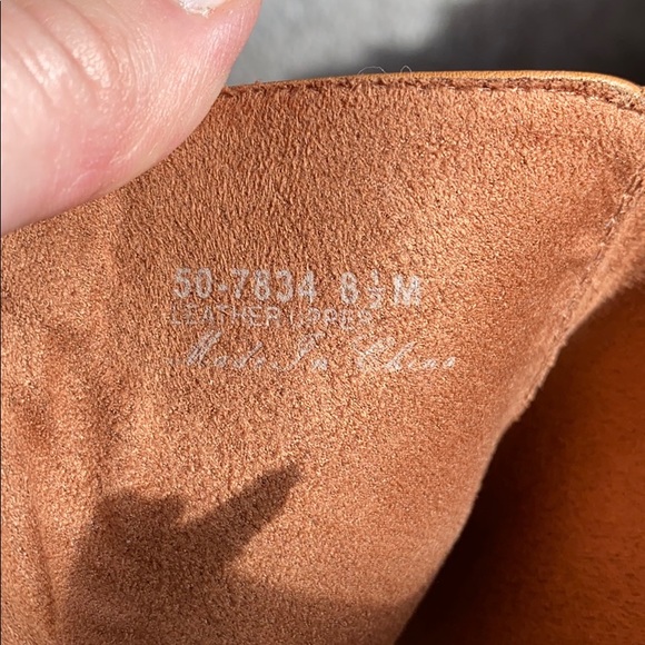 Peep toe high heel brown booties by Bella Vita! - Picture 5 of 5